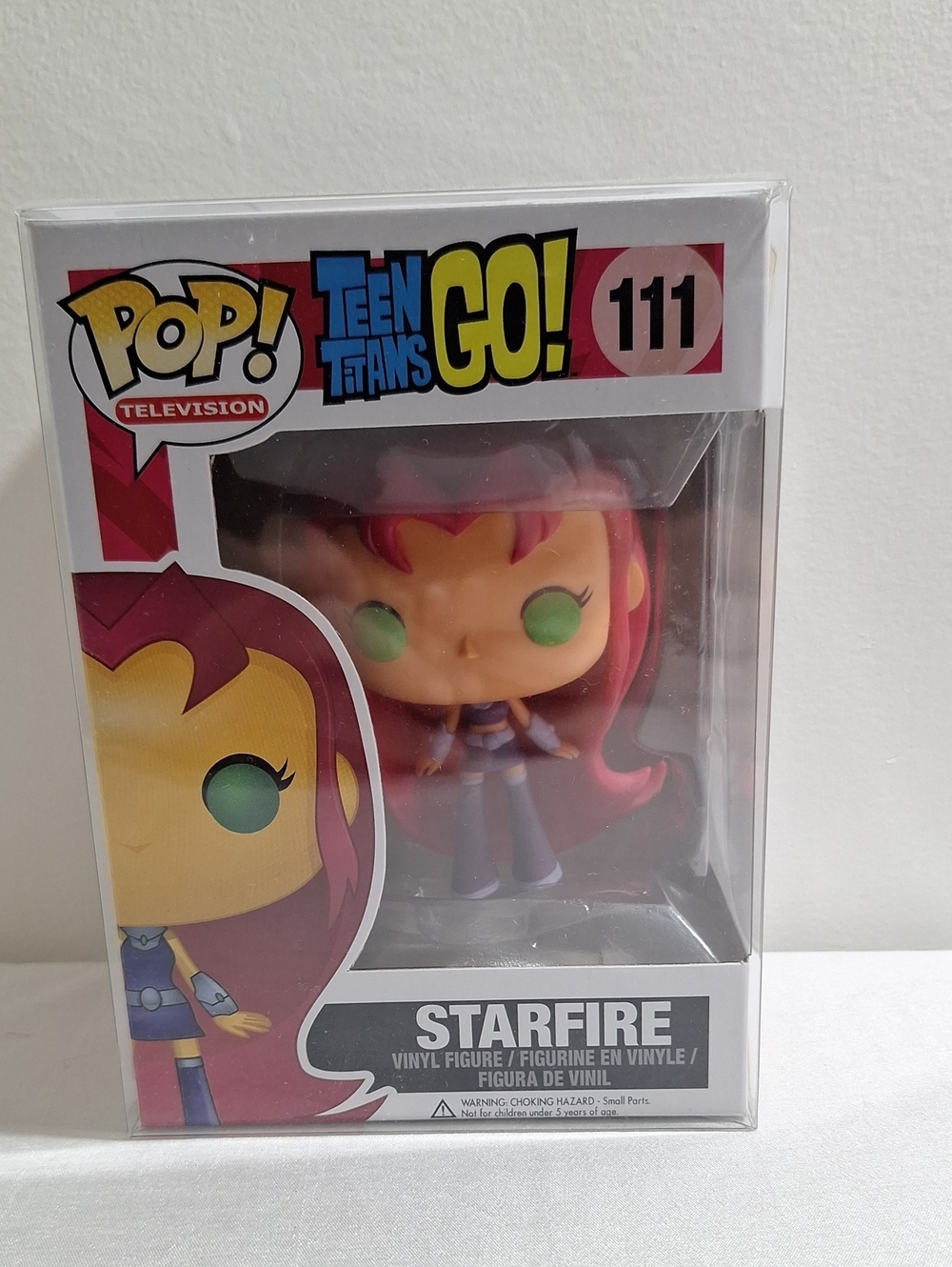 Funko Pop! Starfire Vinyl Figure - Pink Hair, Orange Skin, Green Eyes